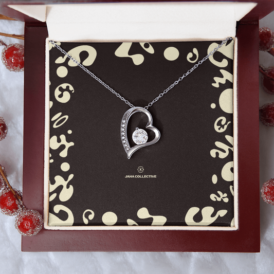 Adorn'd Forever Love Necklace - 14K White Gold - Luxury Box