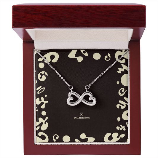 Adorn'd Endless Love Necklace - 14K White Gold - Luxury Box