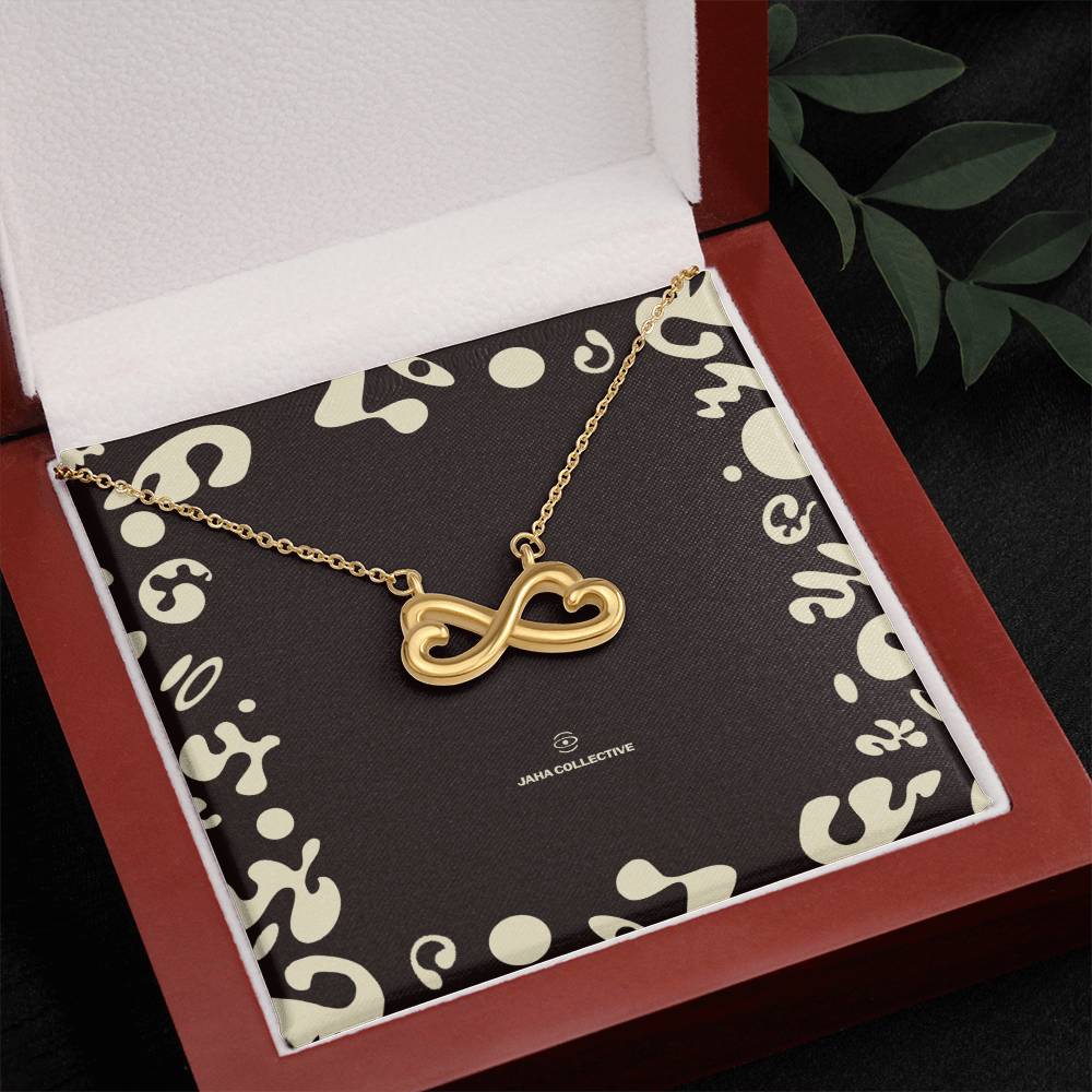 Adorn'd Endless Love Necklace - 14K White Gold - Soft Touch Box