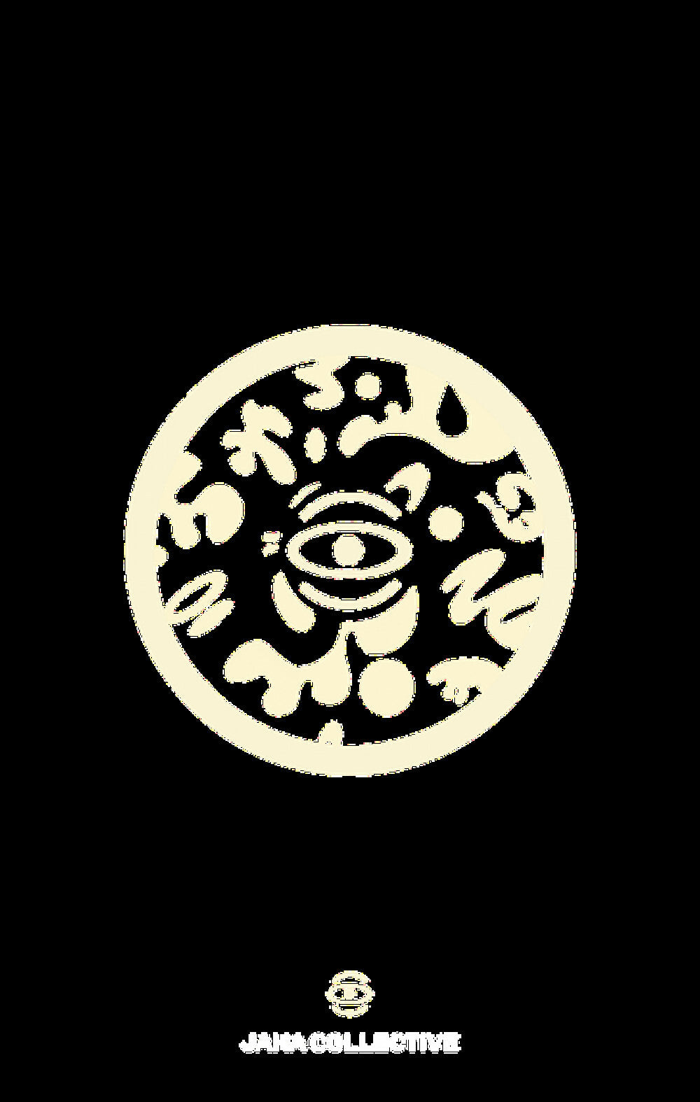 Adorn'd Minimalist Logo Graphic Leather Journal w Ribbon & Elastic Band - Blank Page White