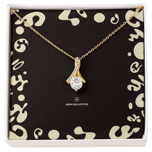 Adorn'd Alluring Beauty Necklace - 18K Yellow Gold - Soft Touch Box