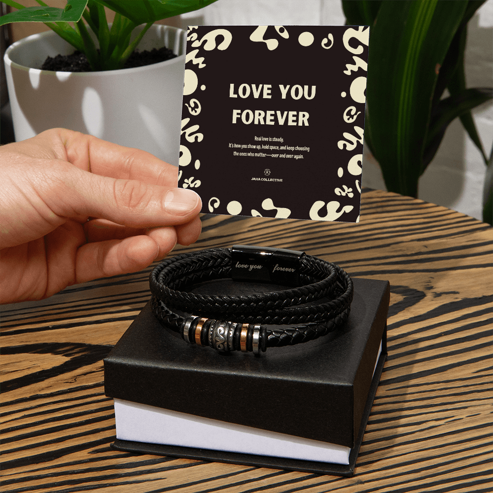 Adorn'd Love You Forever Bracelet - Soft Touch Box