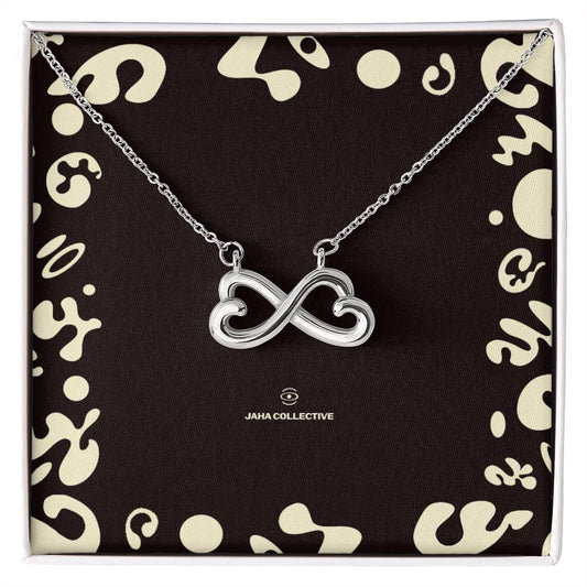 Adorn'd Endless Love Necklace - 14K White Gold - Soft Touch Box