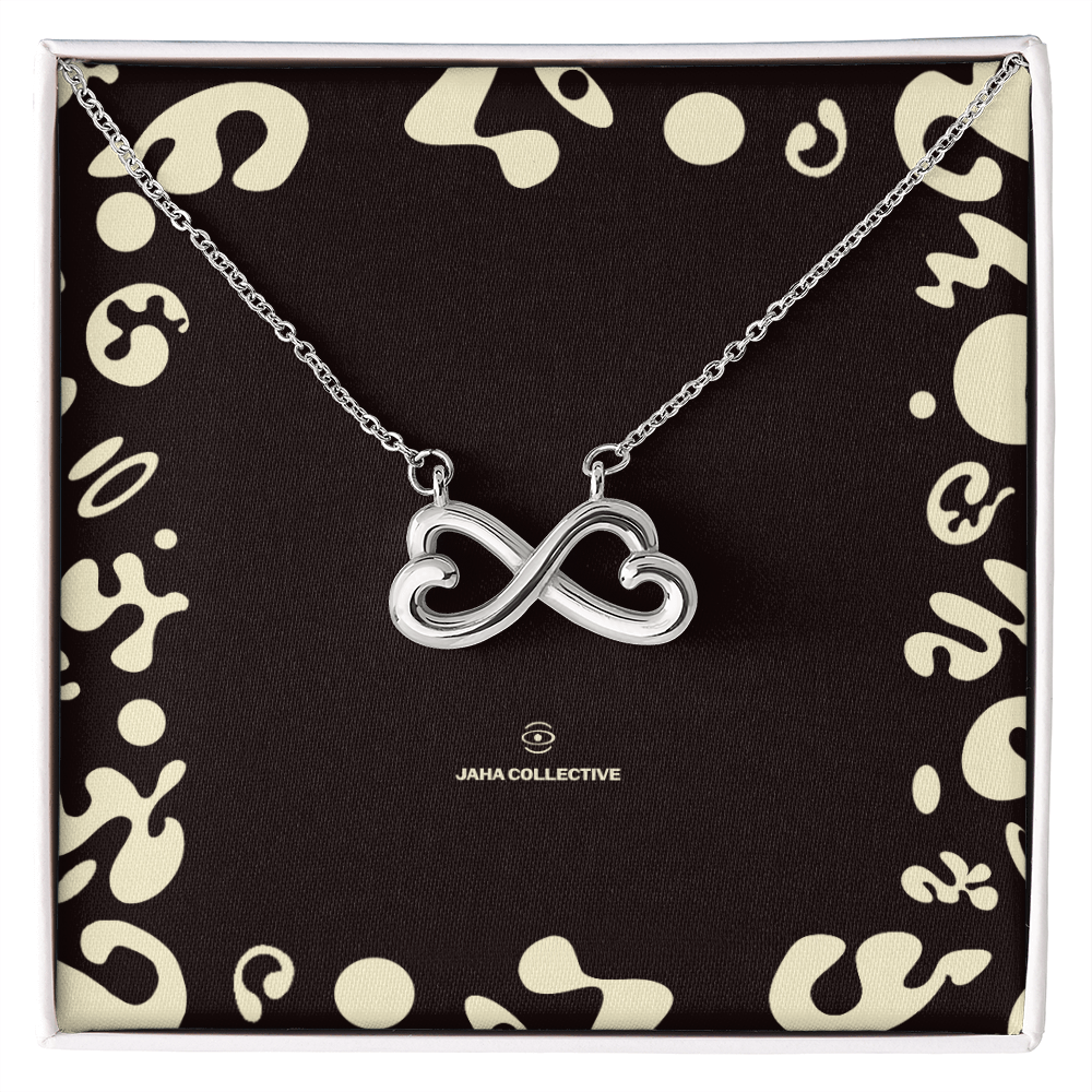 Adorn'd Endless Love Necklace - 14K White Gold - Luxury Box