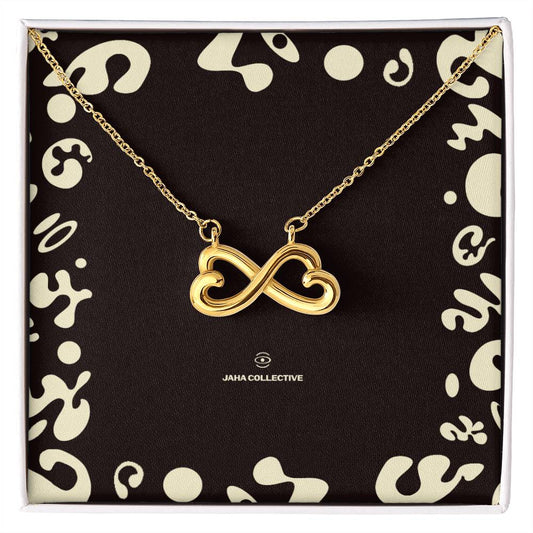 Adorn'd Endless Love Necklace - 18K Yellow Gold - Soft Touch Box