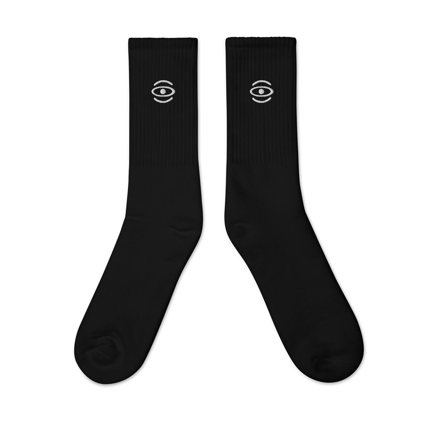 Jaha Logo Embroidered Minimalist Socks - Starlight White