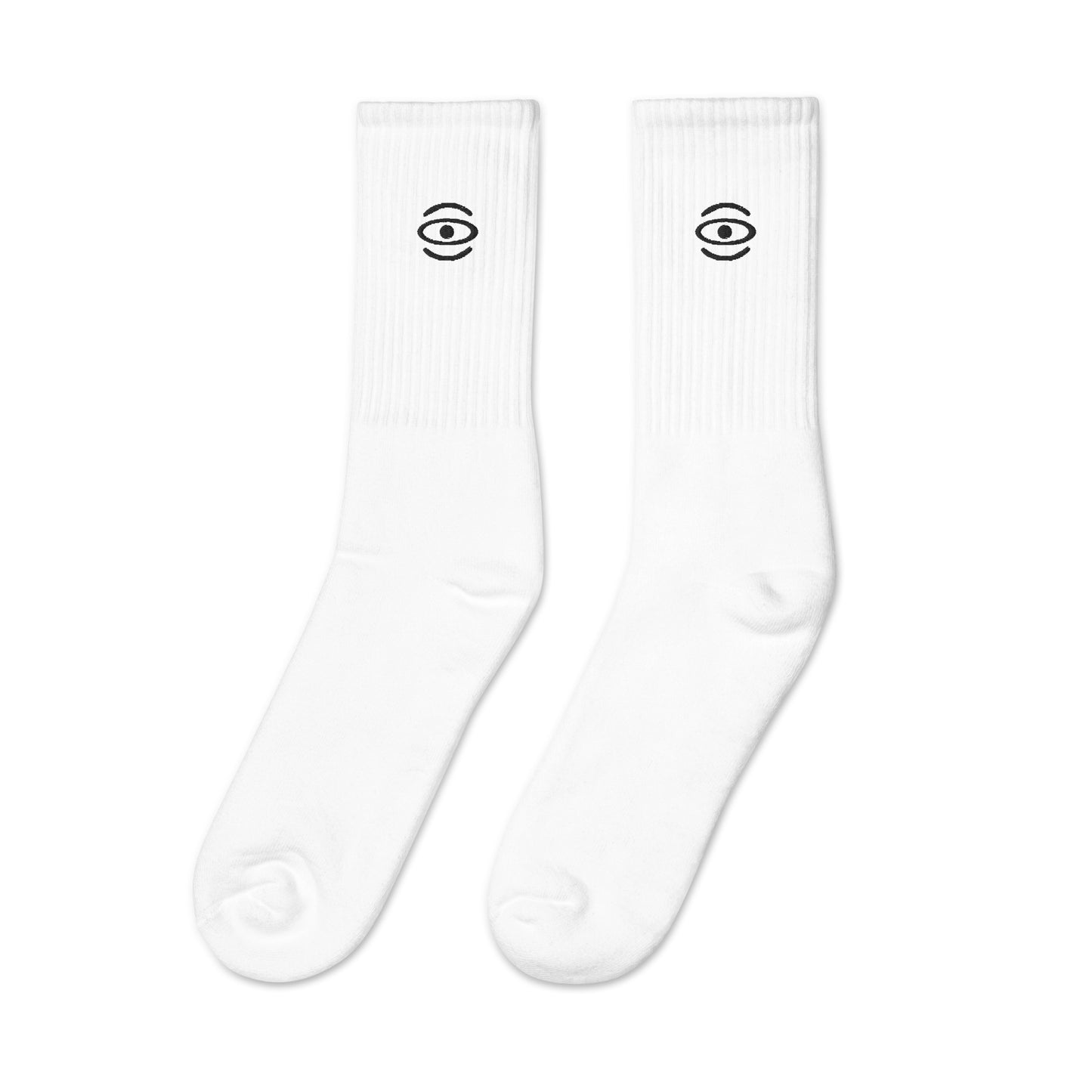 Jaha Logo Embroidered Minimalist Socks - Smoke Signal Black