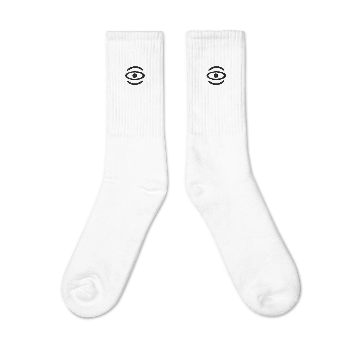 Jaha Logo Embroidered Minimalist Socks - Smoke Signal Black