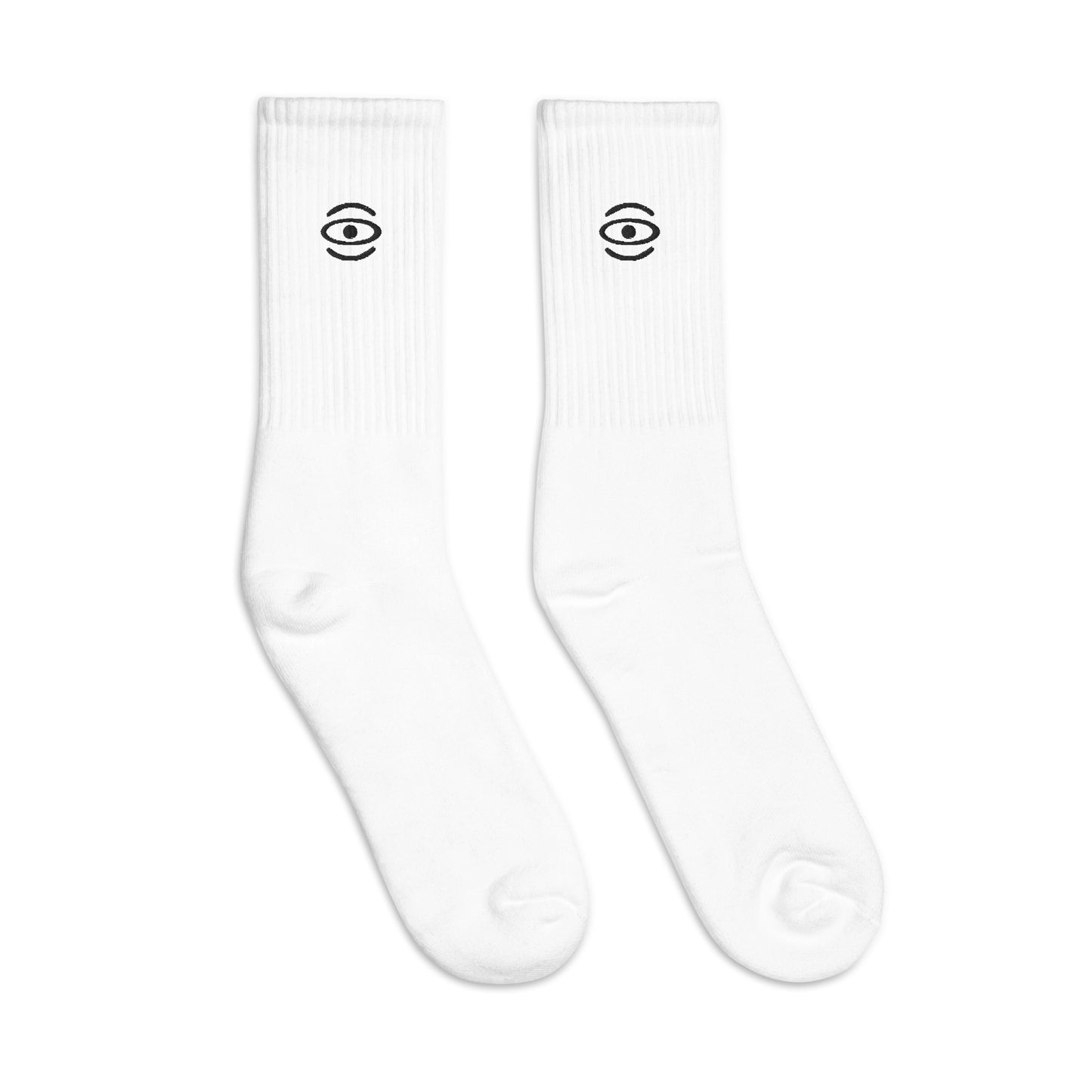 Jaha Logo Embroidered Minimalist Socks - Smoke Signal Black