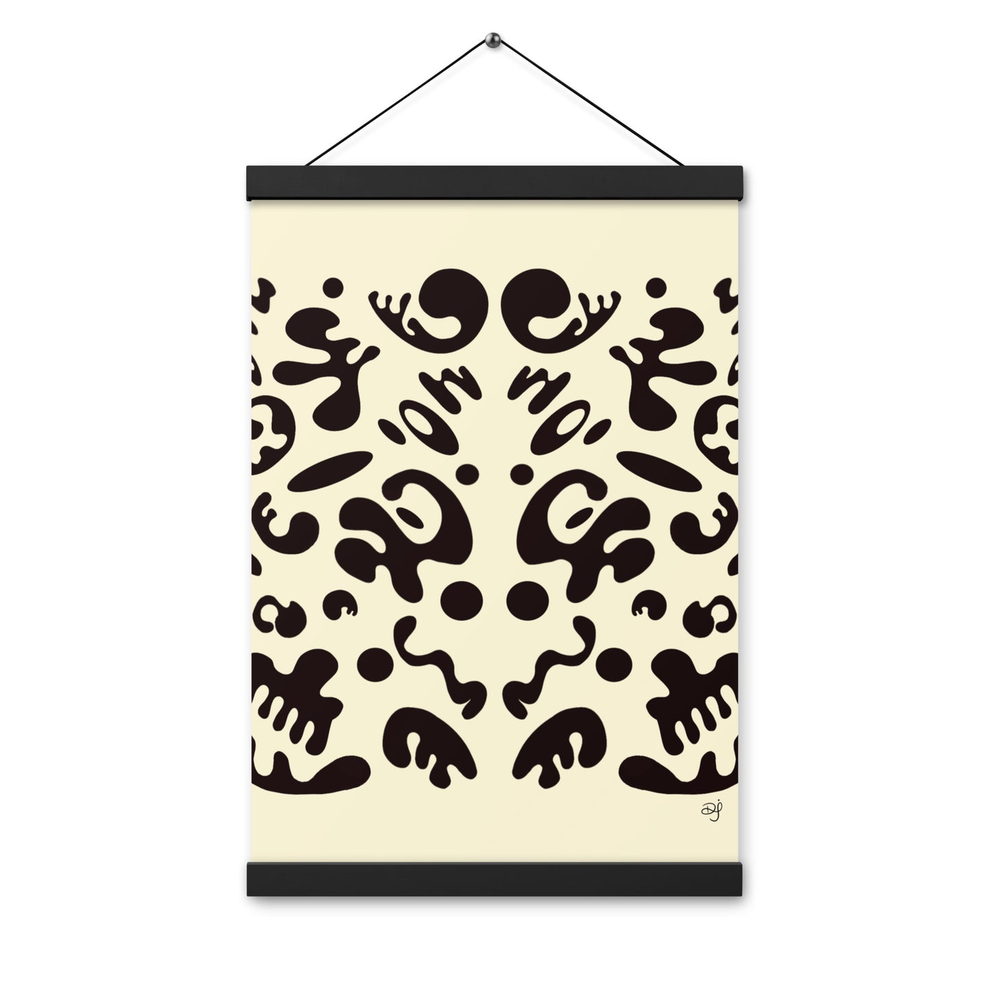 Mirror Work Poster w Hanger - Blank Page