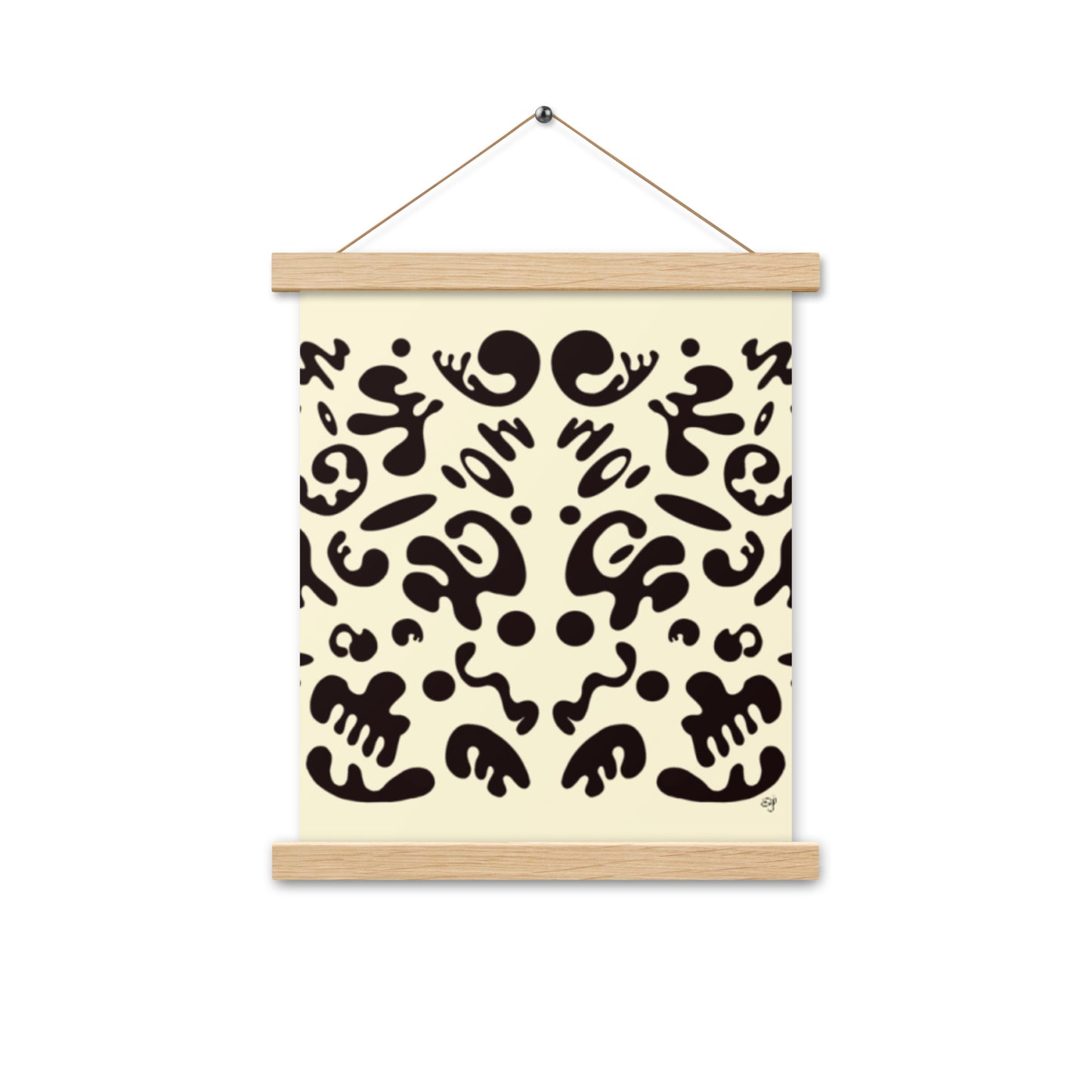Mirror Work Poster w Hanger - Blank Page