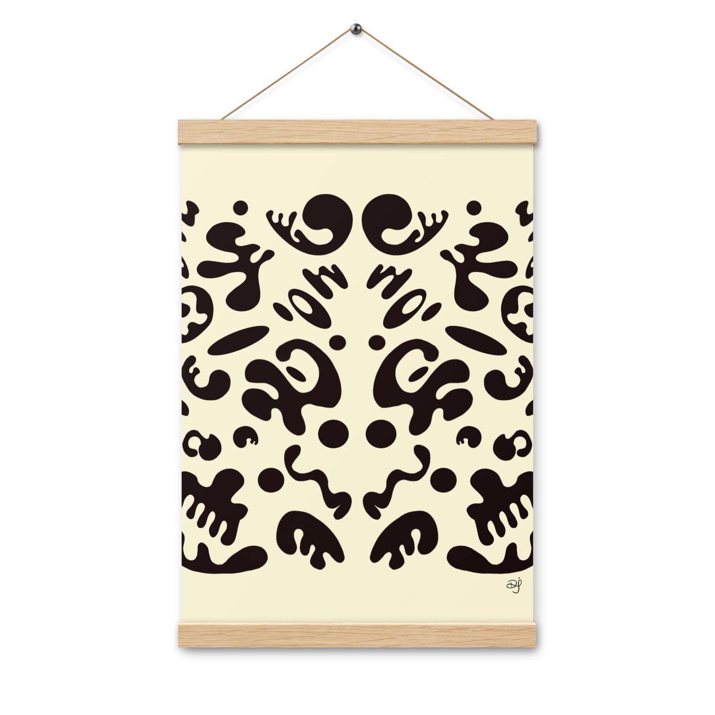 Mirror Work Poster w Hanger - Blank Page