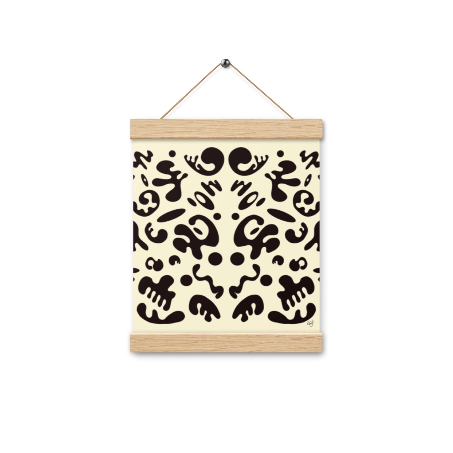 Mirror Work Poster w Hanger - Blank Page