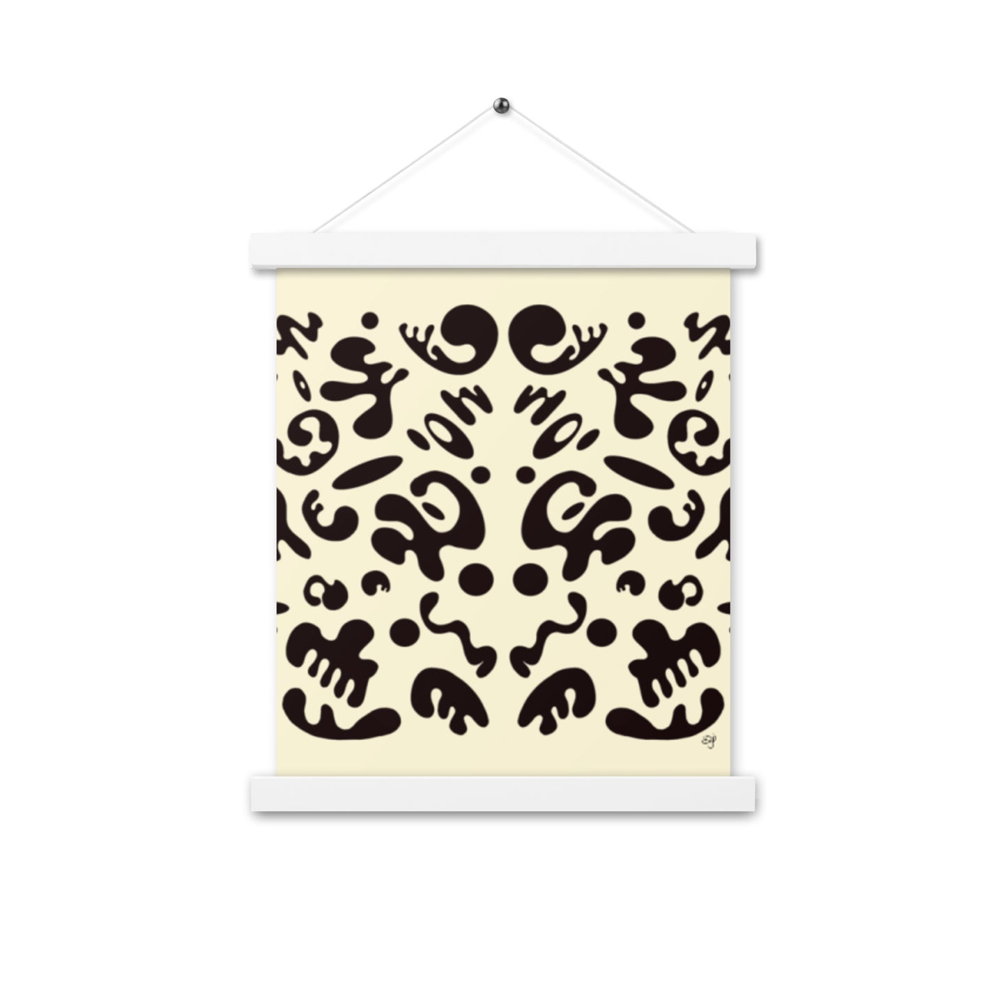 Mirror Work Poster w Hanger - Blank Page