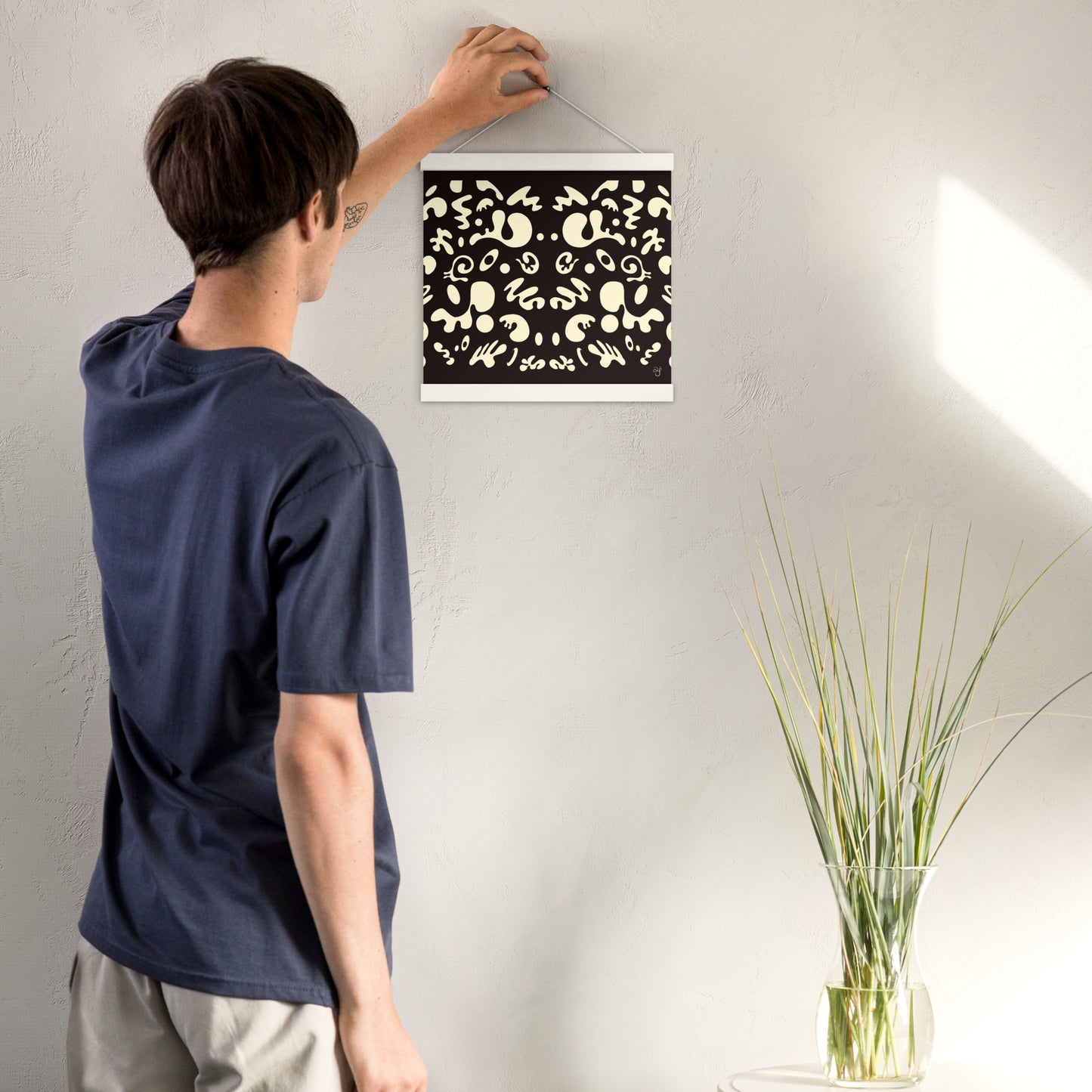 Mirror Work Poster w Hanger - Smoke Signal