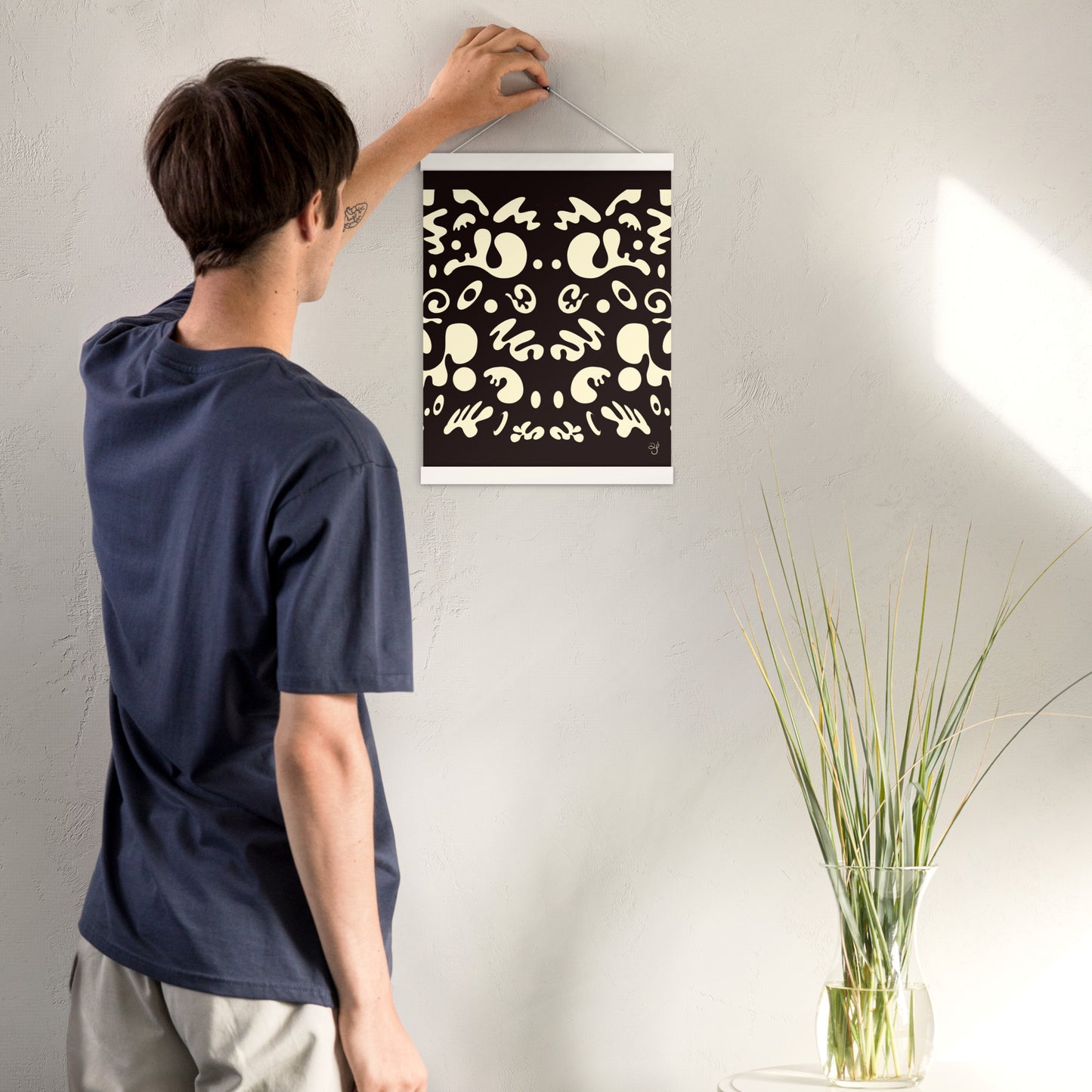 Mirror Work Poster w Hanger - Smoke Signal