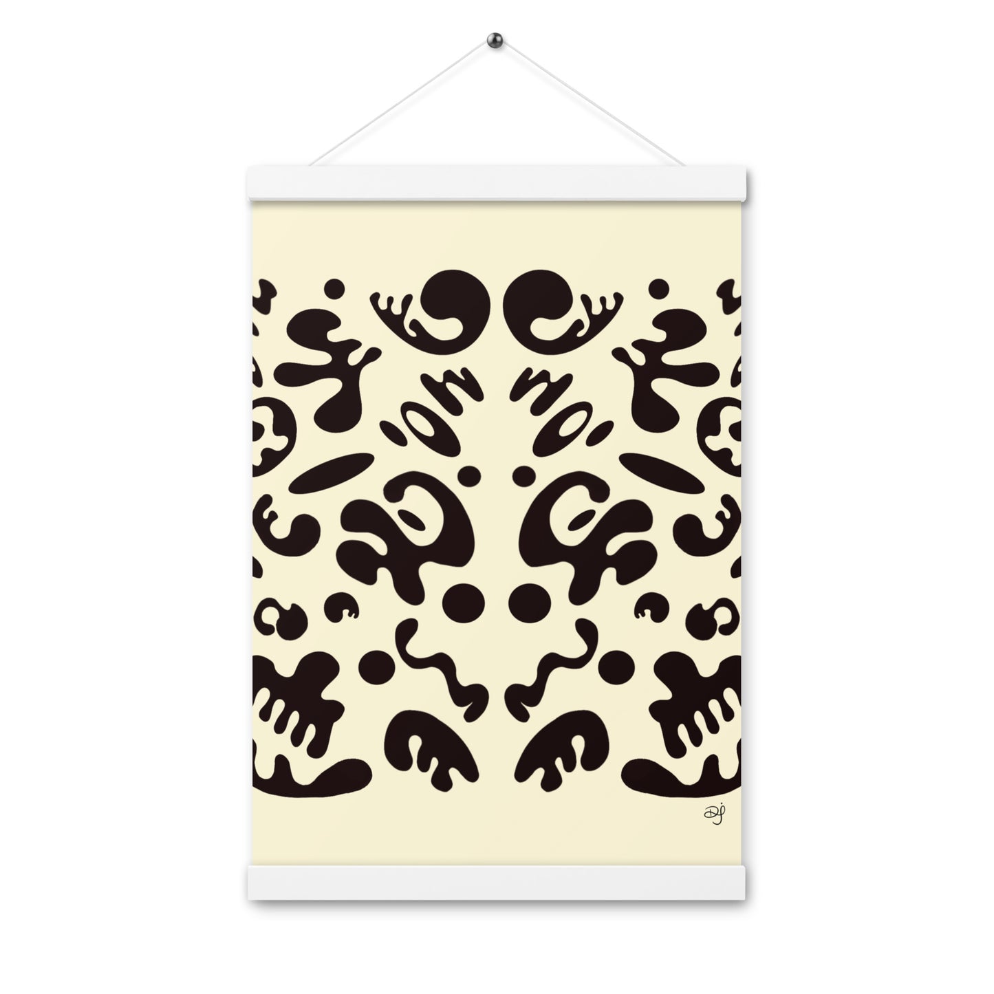 Mirror Work Poster w Hanger - Blank Page