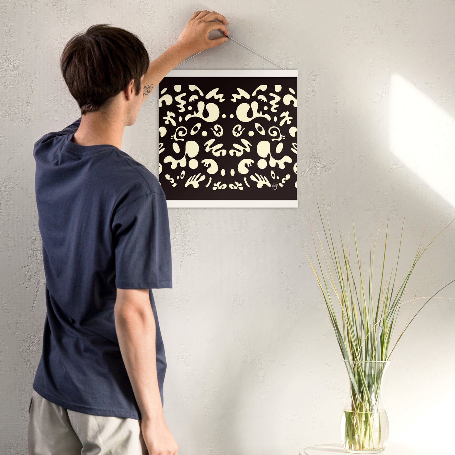 Mirror Work Poster w Hanger - Smoke Signal