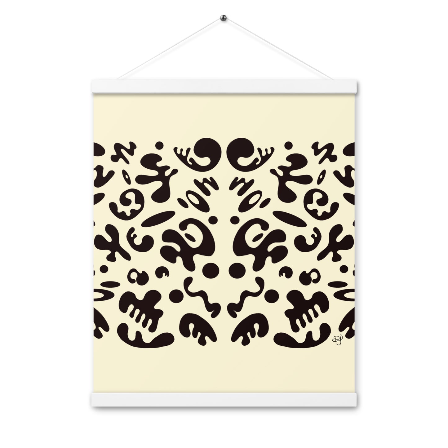 Mirror Work Poster w Hanger - Blank Page
