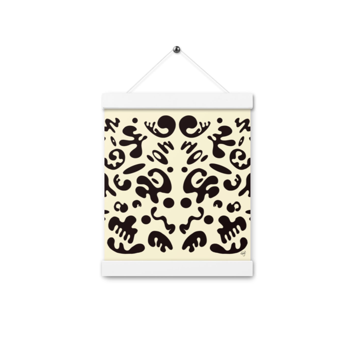 Mirror Work Poster w Hanger - Blank Page