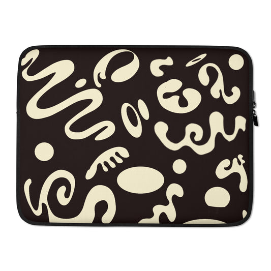 Pure Imagination Laptop Sleeve - Smoke Signal Black