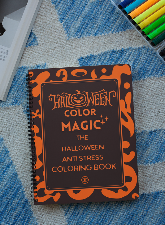 Halloween Color Magic Anti Stress Coloring Book