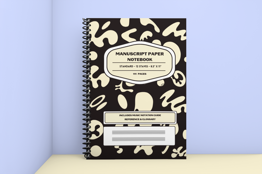 Jaha Musician Manuscript Paper Notebook - Standard Staff