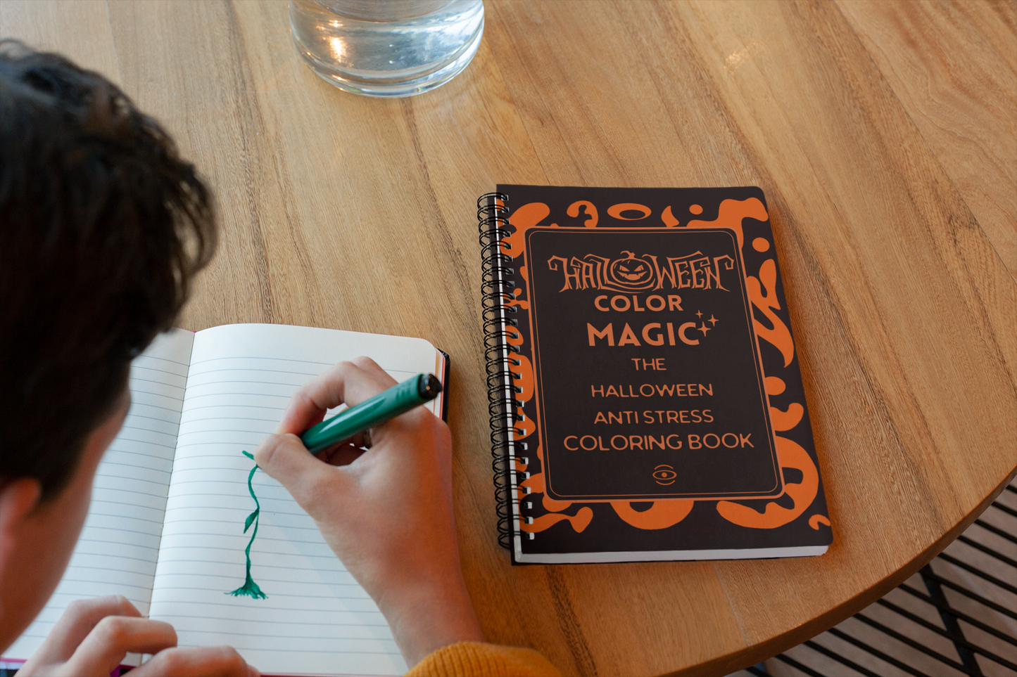 Halloween Color Magic Anti Stress Coloring Book