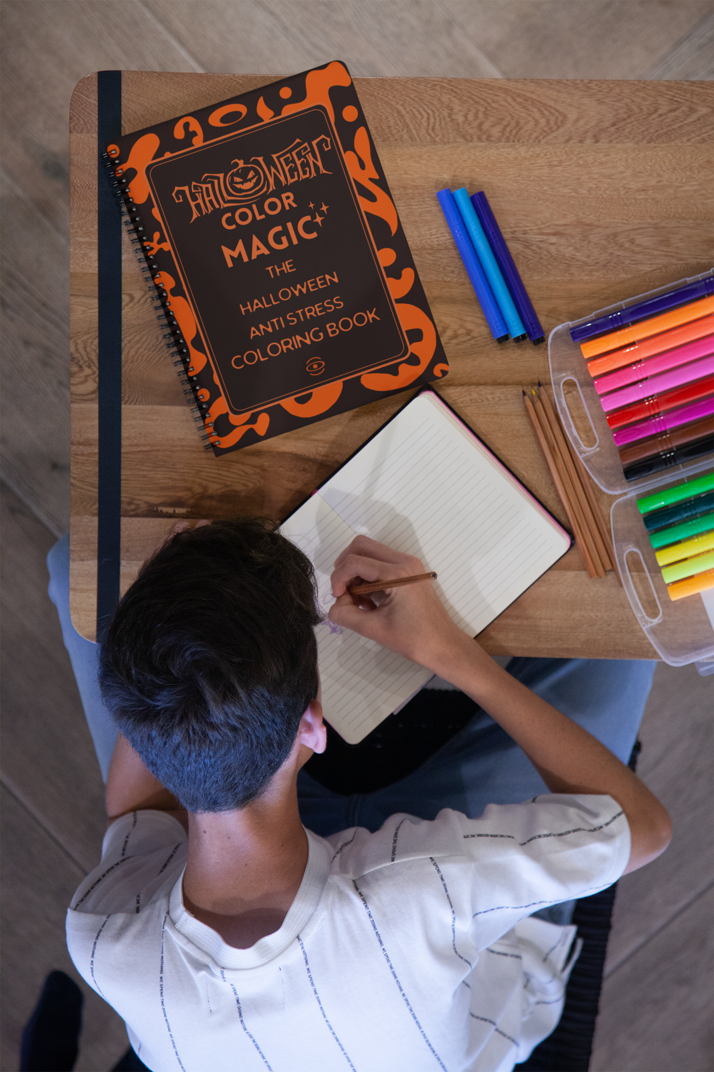 Halloween Color Magic Anti Stress Coloring Book
