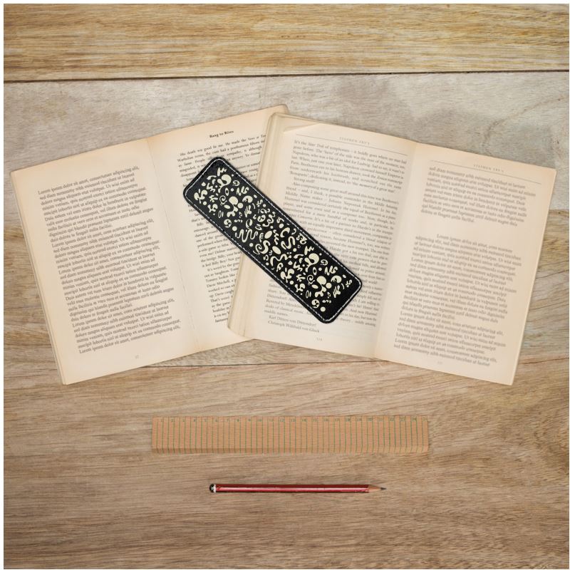 Adorn'd Leather Bookmark