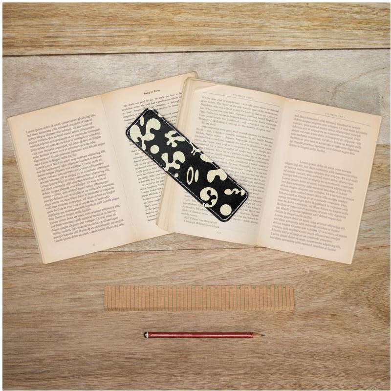 Pure Imagination Large Print Leather Bookmark