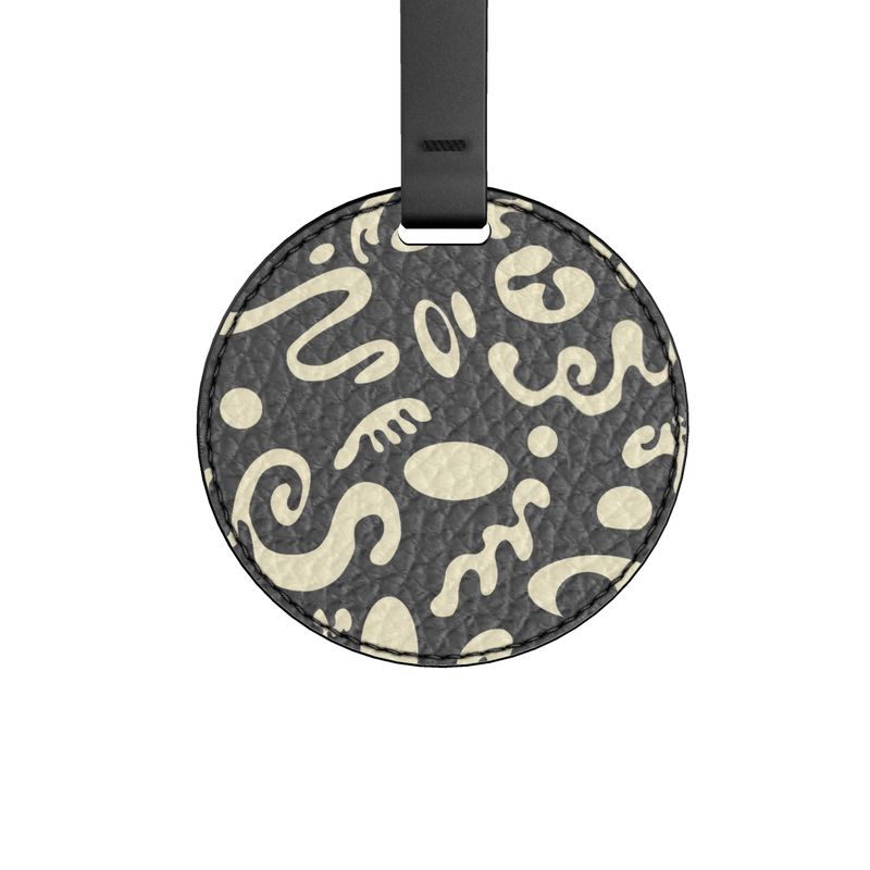 Adorn'd Leather Circle Bag Charm