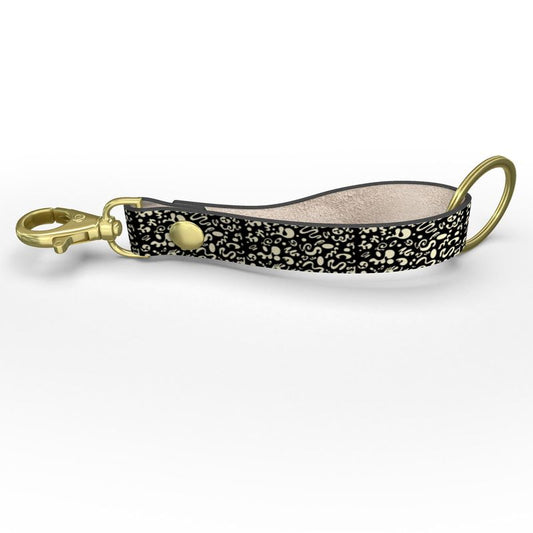 Adorn'd Leather Strap Keychain