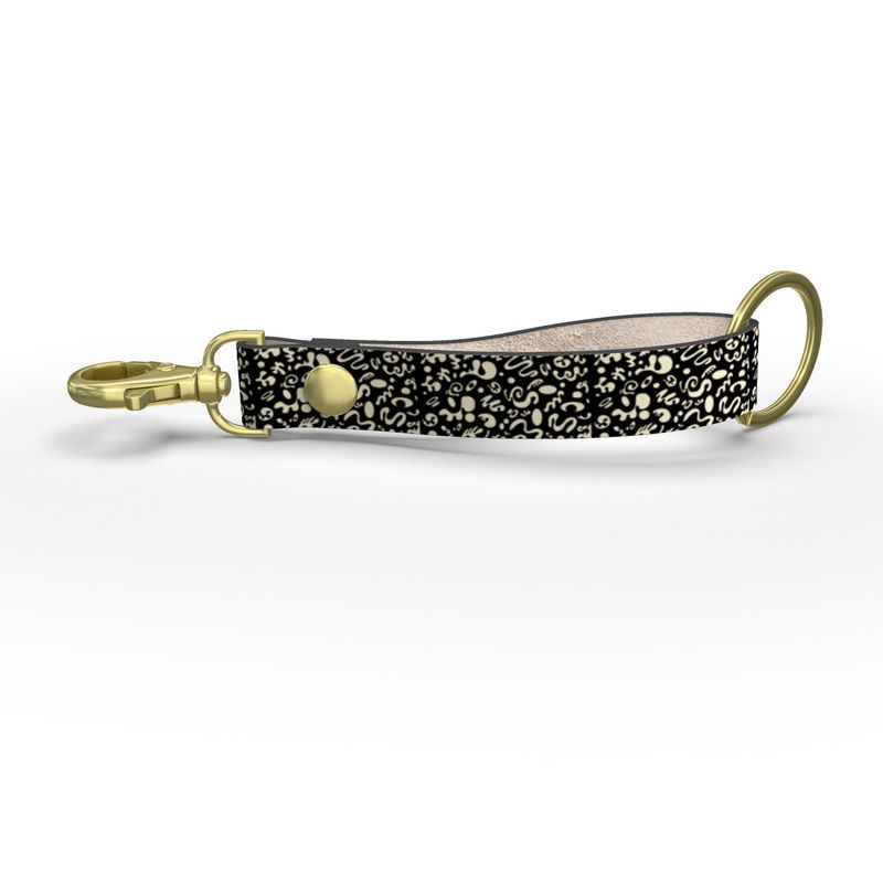 Adorn'd Leather Strap Keychain