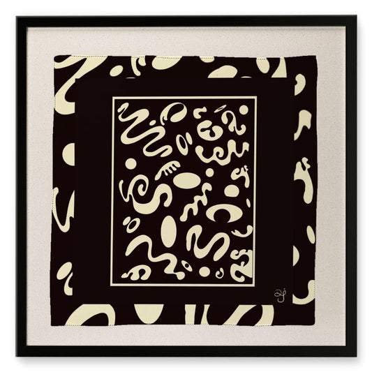 Deep Dream Special Edition Designer Framed Silk Scarf