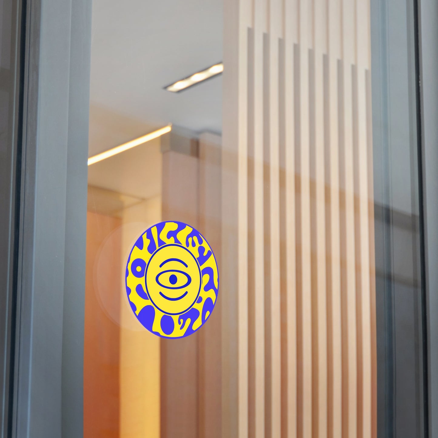 Adorn'd Logo Round Vinyl Stickers - Sunspell