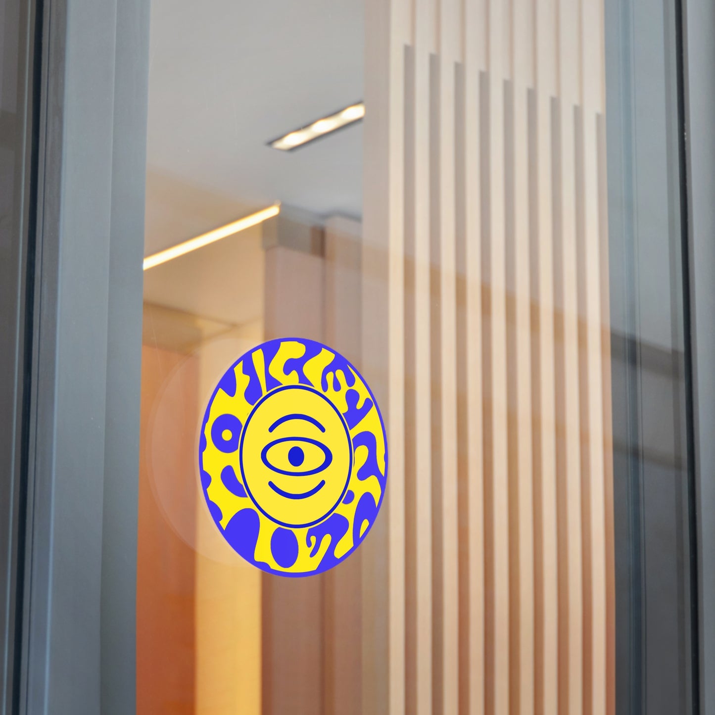 Adorn'd Logo Round Vinyl Stickers - Sunspell