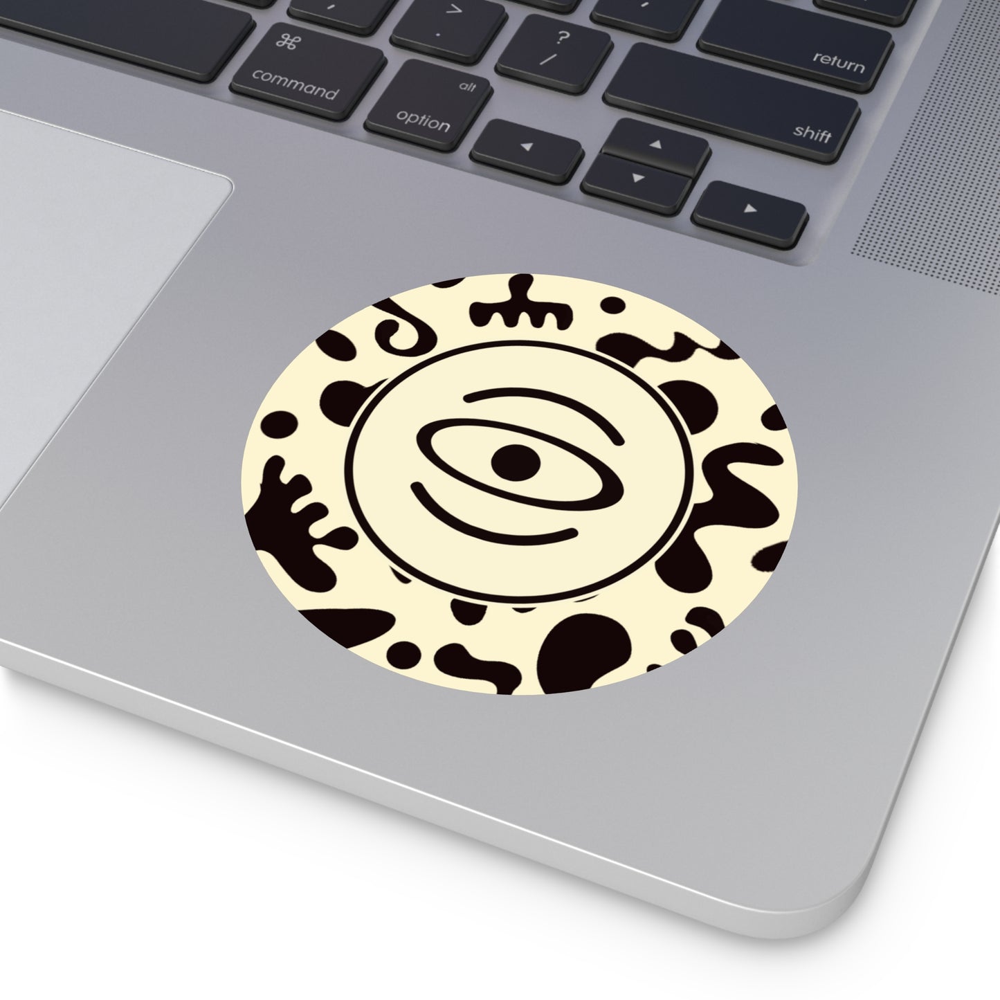 Adorn'd Logo Round Vinyl Stickers - Blank Page