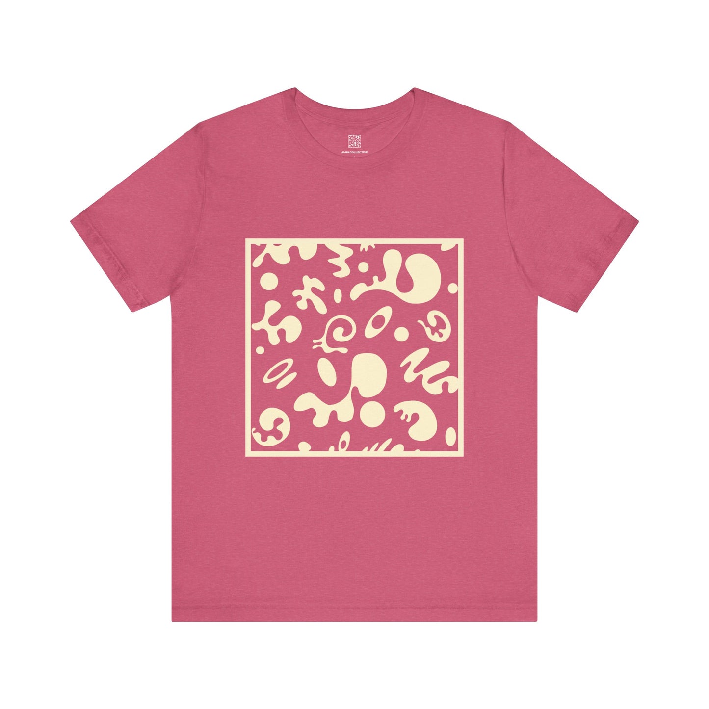 Adorn'd Unisex Jersey Short Sleeve Tee - Blank Page White Print