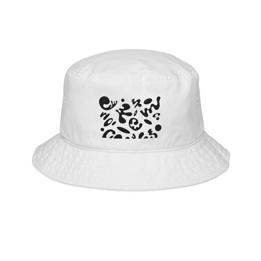 Pure Imagination Embroidered Bucket Hat – Smoke Signal Black