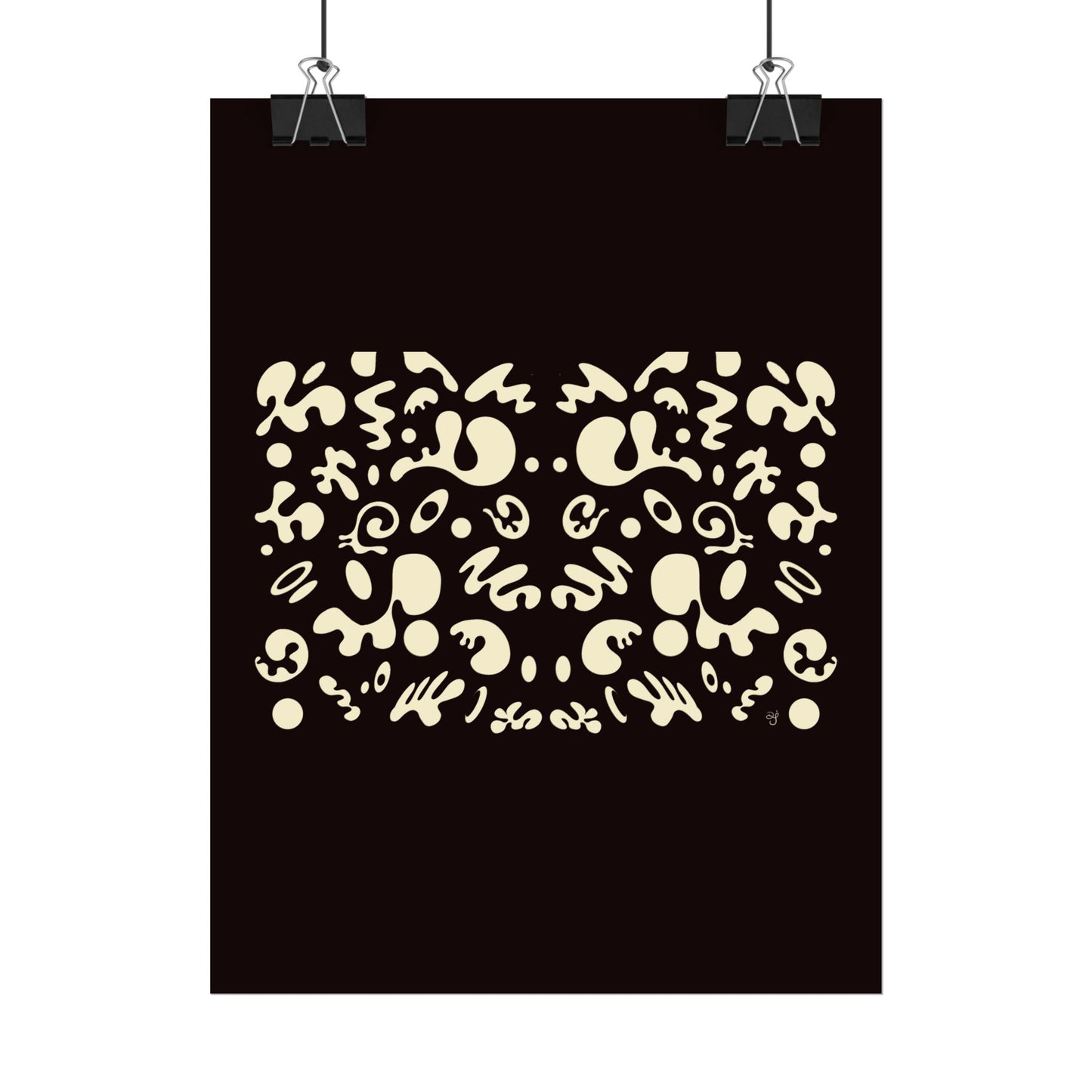 Mirror Work Rolled Poster (Portrait) - Smoke Signal
