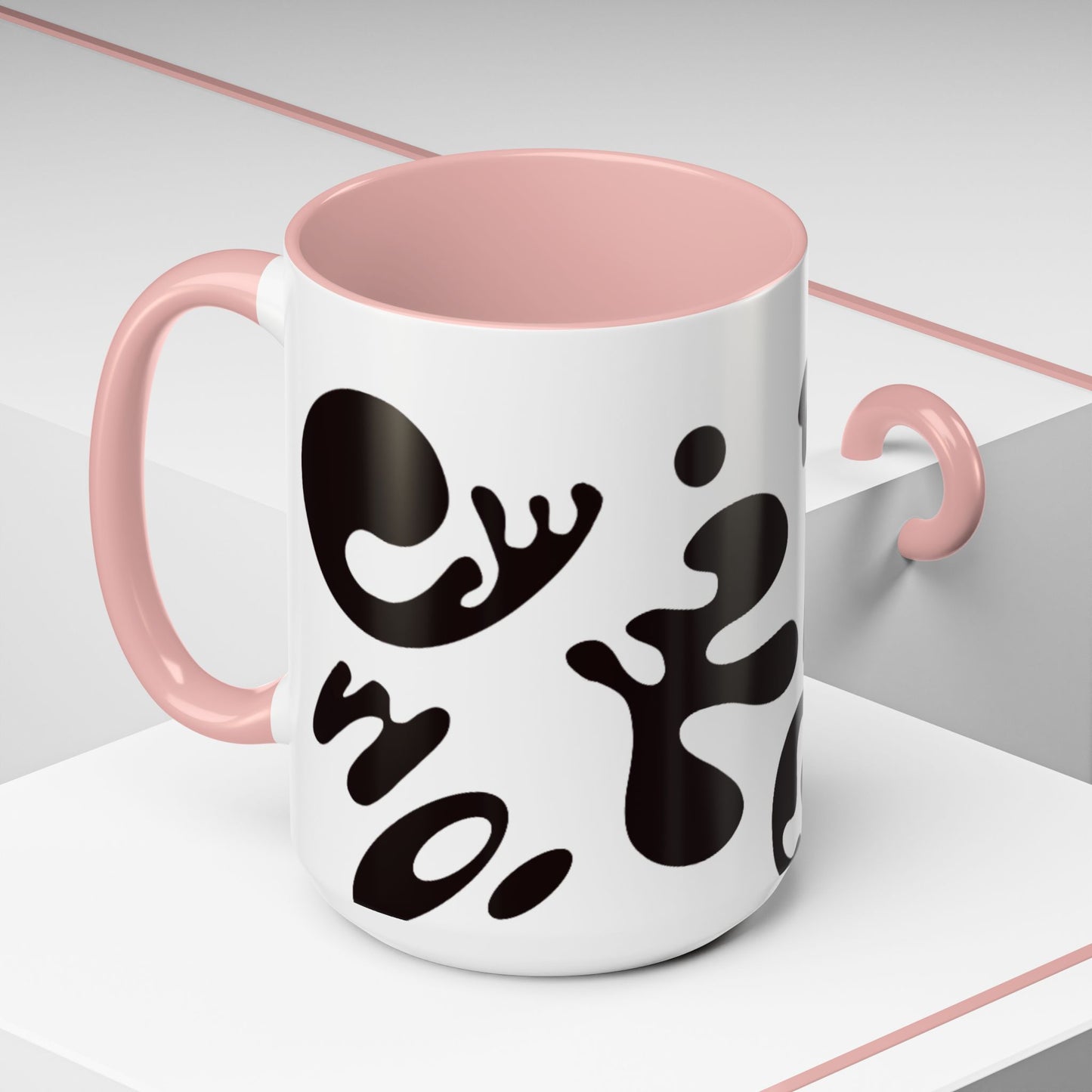 Nourish'd Color Accent Ceramic Mug
