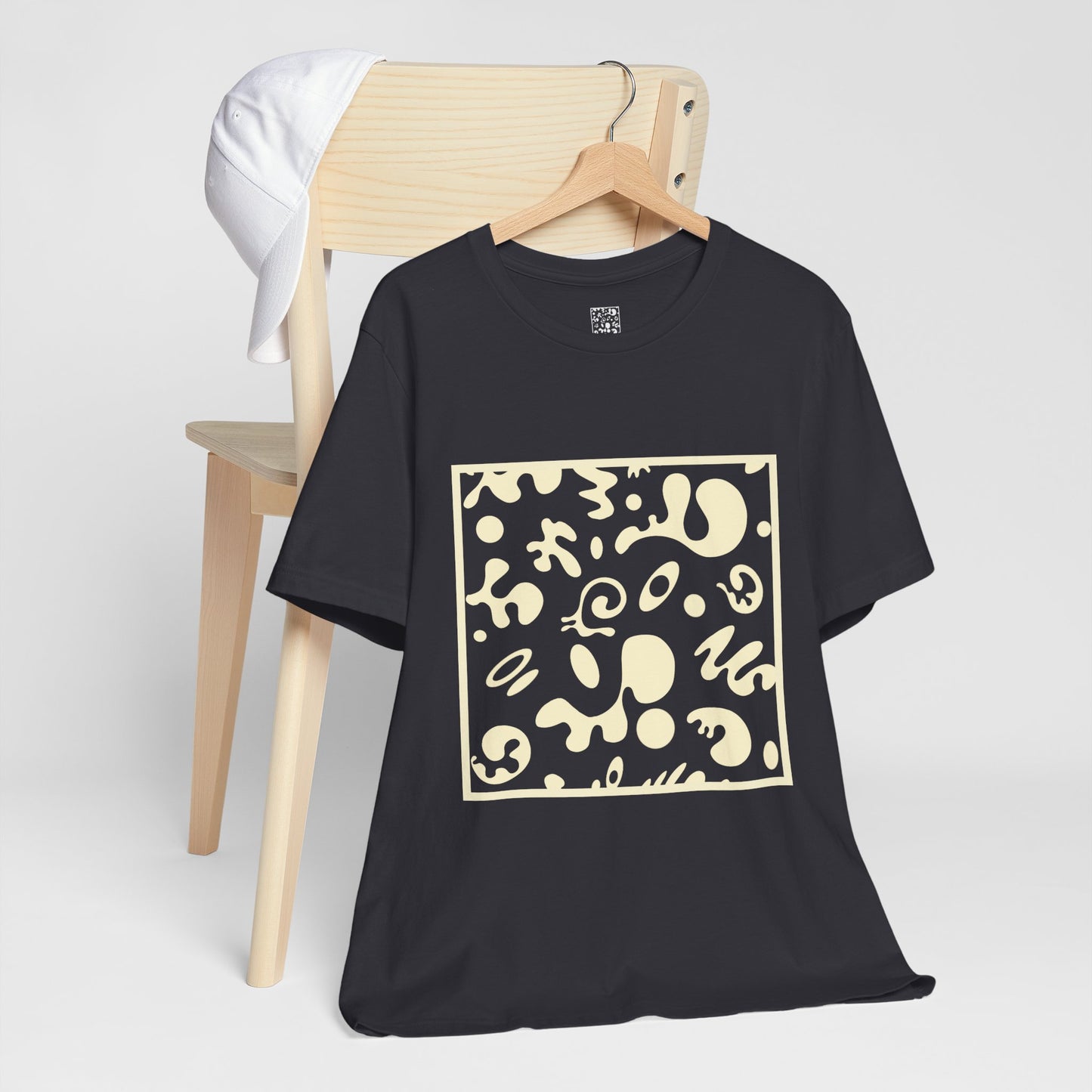 Adorn'd Unisex Jersey Short Sleeve Tee - Blank Page White Print