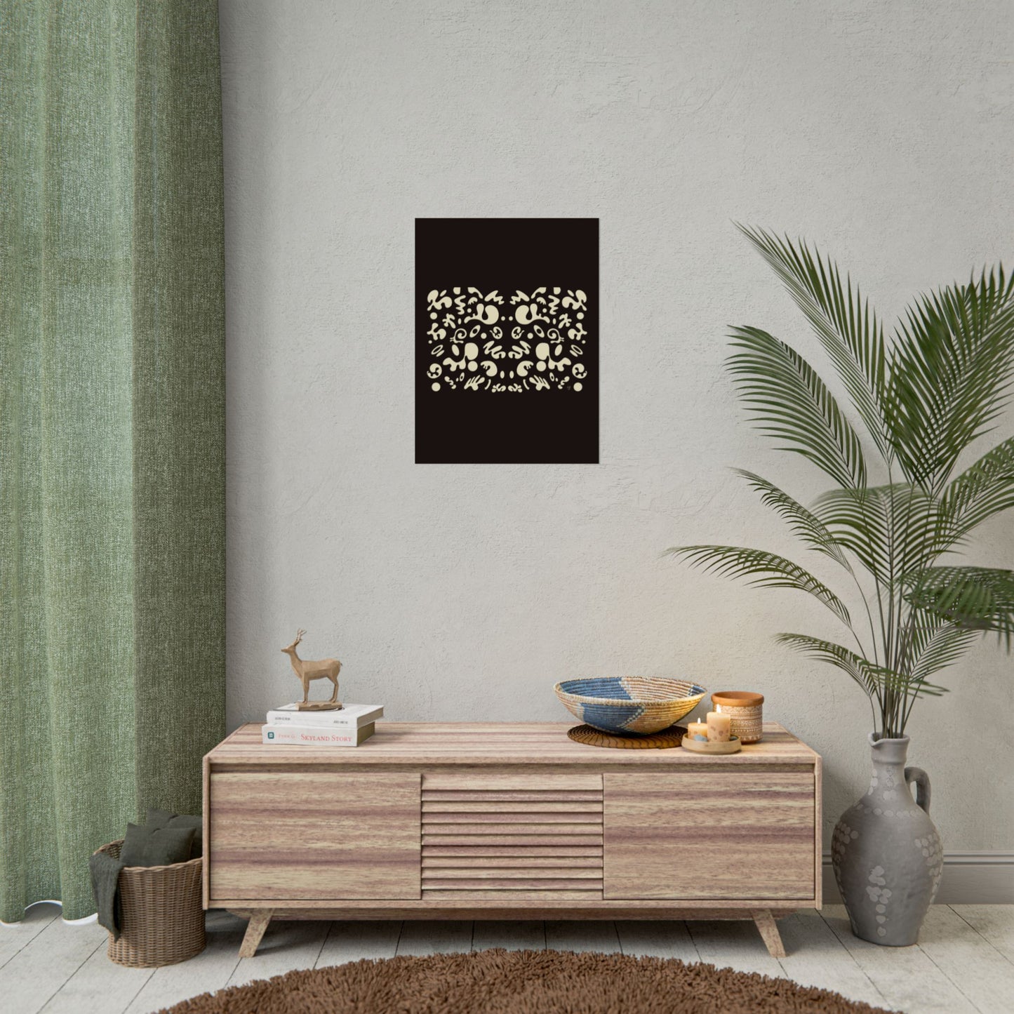 Mirror Work Rolled Poster (Portrait) - Smoke Signal