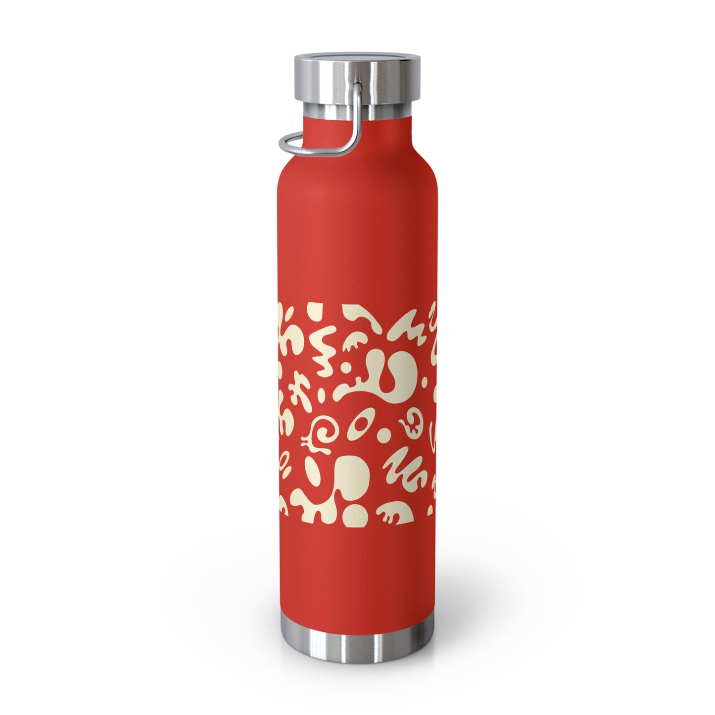 Mirror Work Copper Vacuum Insulated Water Bottle (22oz) - Blank Page White