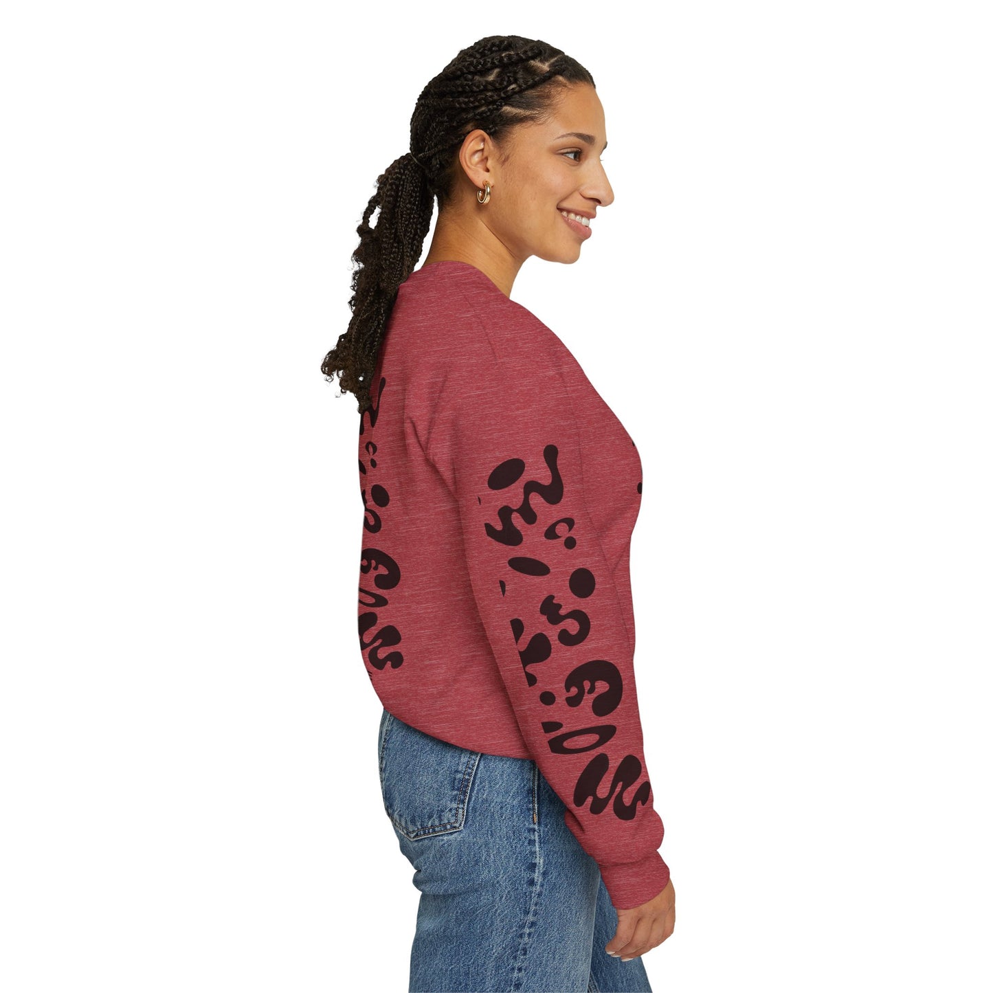 Pure Imagination Unisex Heavy Blend™  Crewneck Sweatshirt- Smoke Signal Black Print