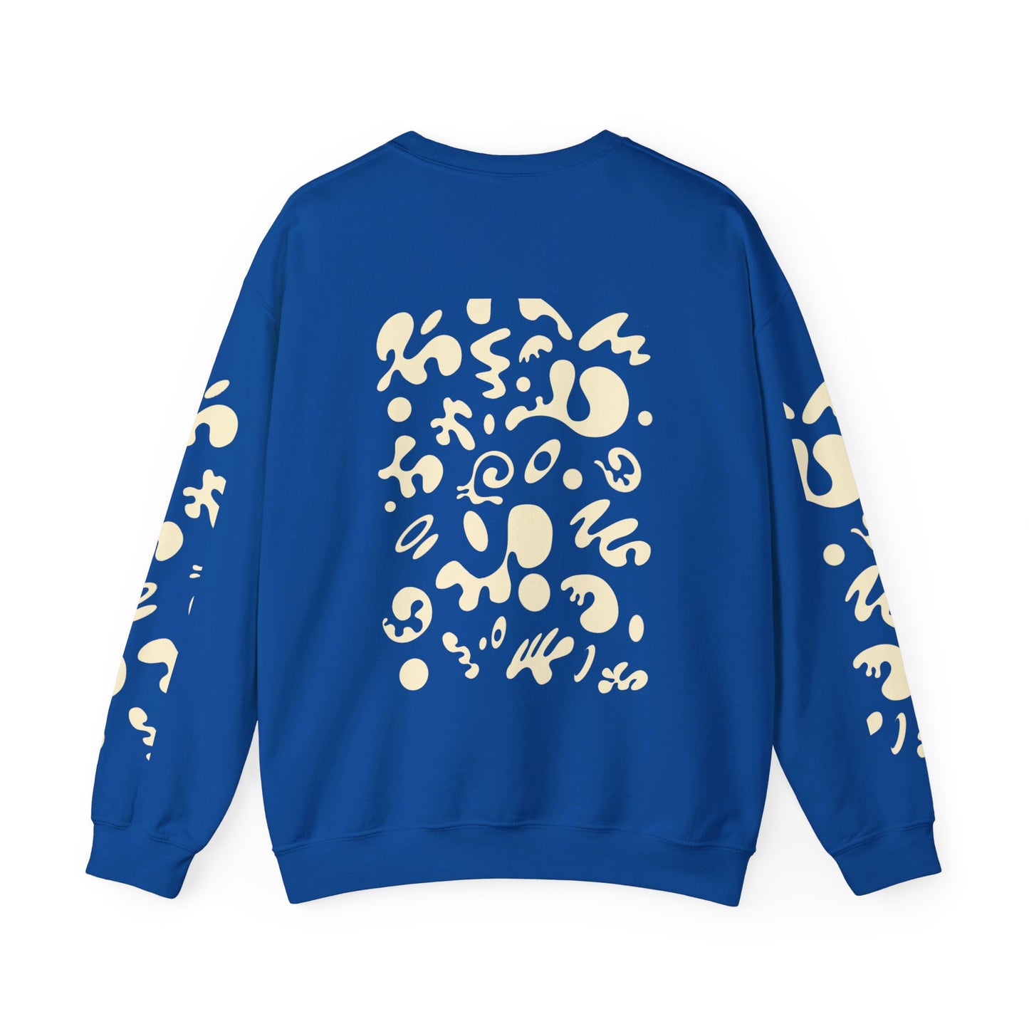 PURE IMAGINATION UNISEX HEAVY BLEND™ CREWNECK SWEATSHIRT - Warm White Print