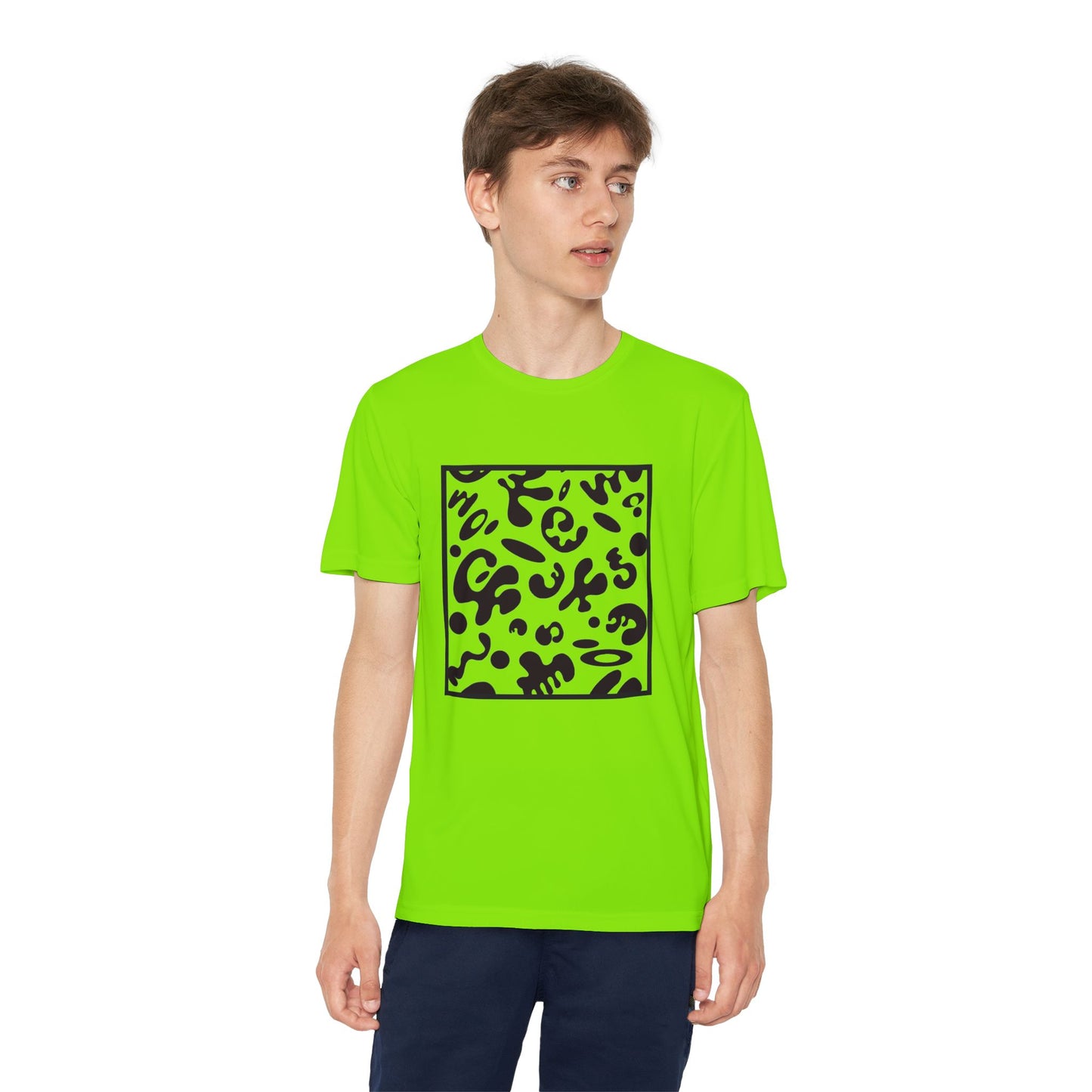 Adorn'd Youth Competitor Graphic Tee - Smoke Signal Black