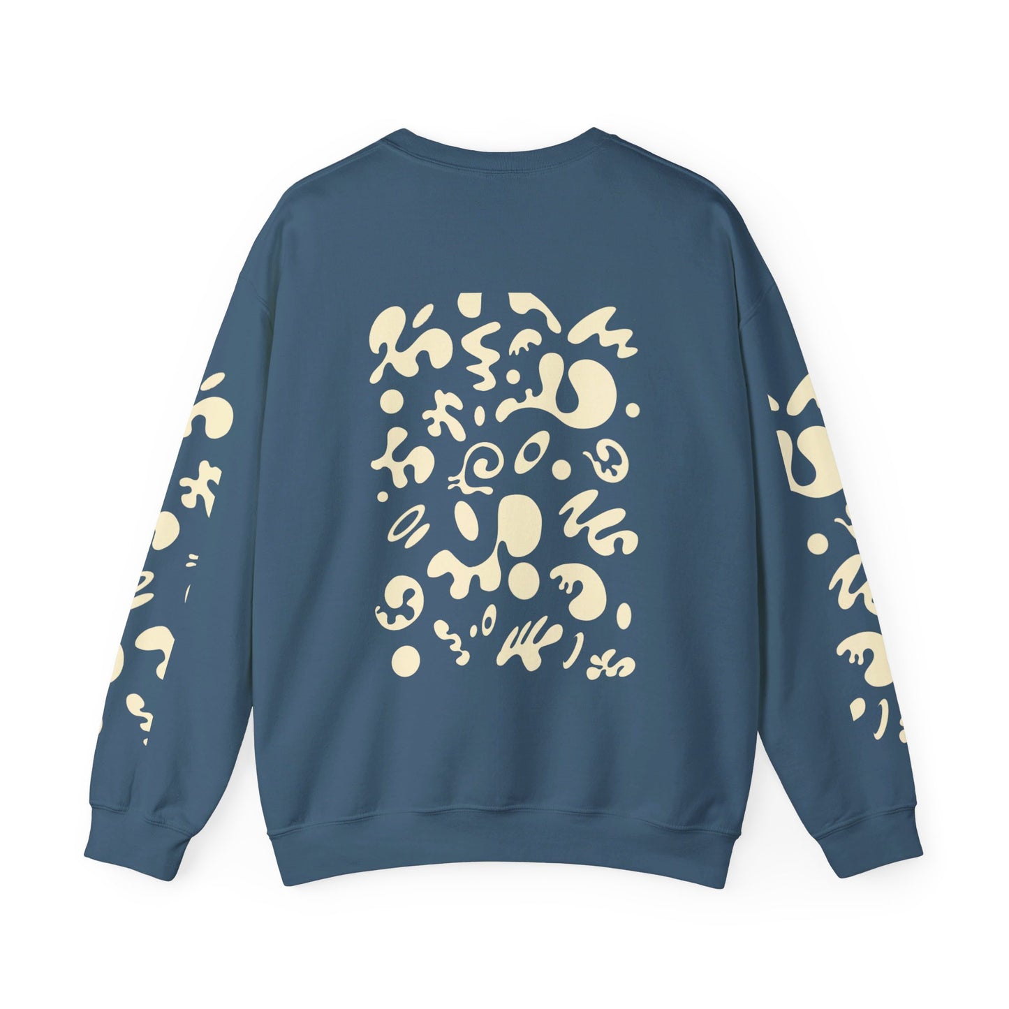 PURE IMAGINATION UNISEX HEAVY BLEND™ CREWNECK SWEATSHIRT - Warm White Print