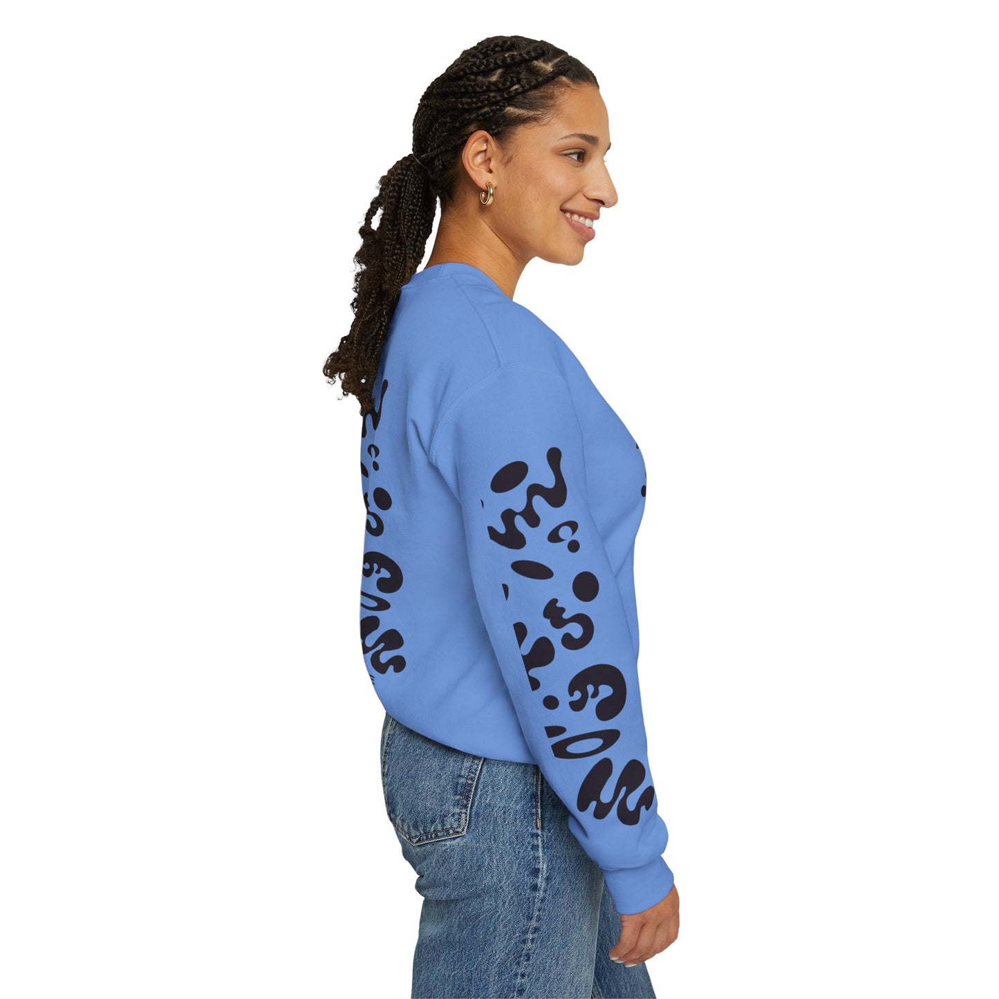 Pure Imagination Unisex Heavy Blend™  Crewneck Sweatshirt- Smoke Signal Black Print